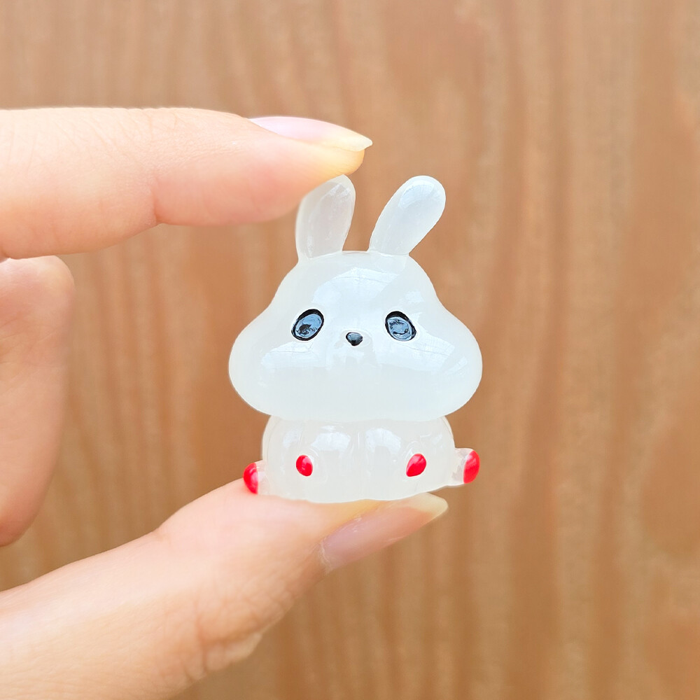 할로윈 토끼 야광 미니어처 5p : 화분 피규어 - 엑스플랜트