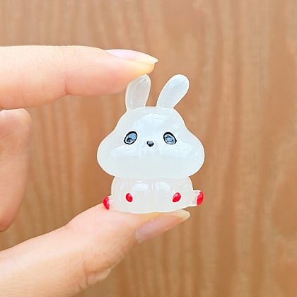 할로윈 토끼 야광 미니어처 5p : 화분 피규어 - 엑스플랜트